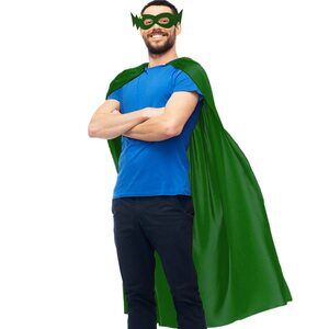 8126 Super Hero Capes And Masks For Adults Superhero Dress Up